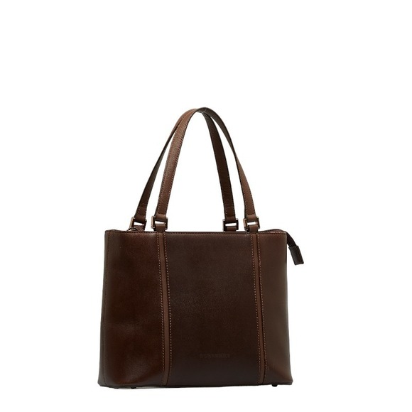 Authentic Burberry Leather Tote Bag - Picture 2 of 8